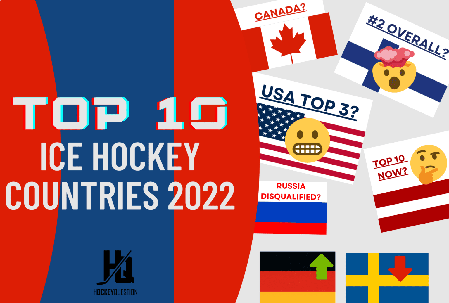 Top 10 Ice Hockey Countries Ranked (2023 Update) Hockey Question